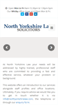 Mobile Screenshot of northyorkshirelaw.com